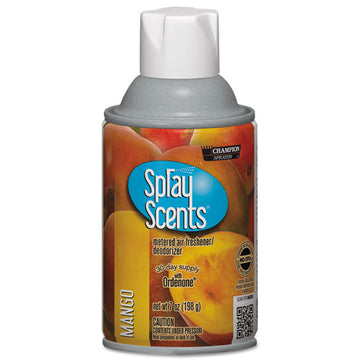Chase Products Sprayscents Metered Air Freshener Refill, Mango, 7 Oz Aerosol Spray, 12-carton freeshipping - TVN Wholesale